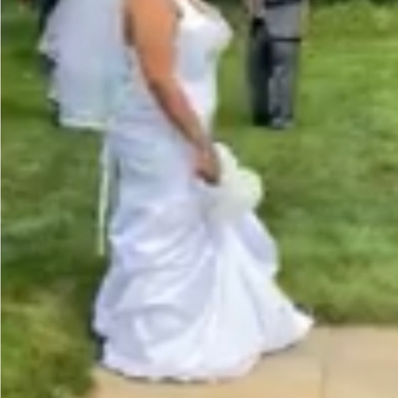 David’s Bridal wedding dress size 10 - Picture 4 of 10